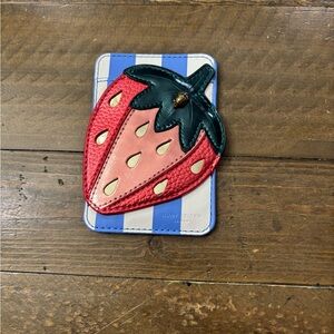 Kurt Geiger Strawberry Phone Card Wallet